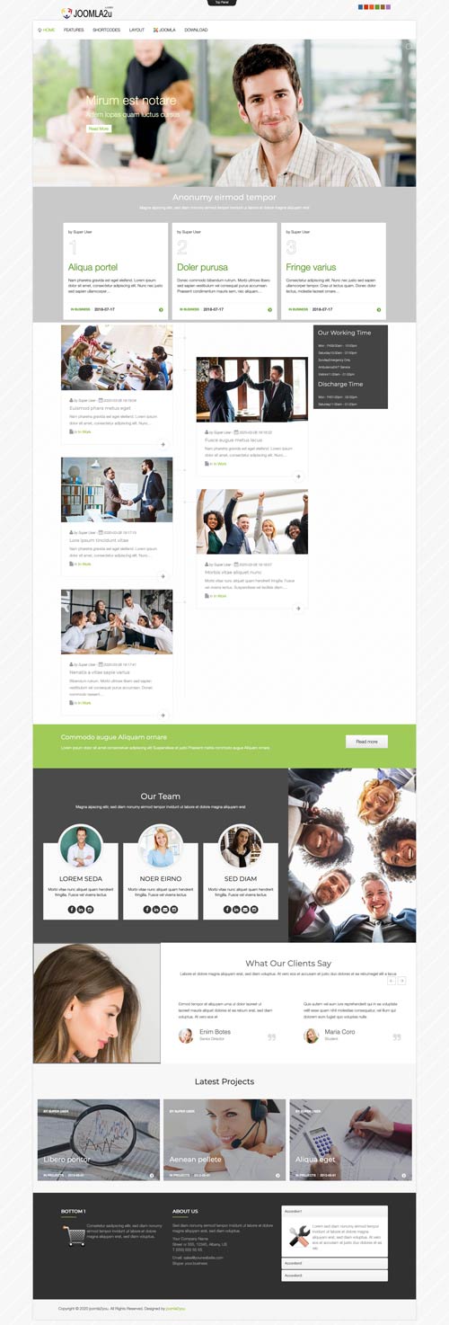 Business Consulting Joomla Template