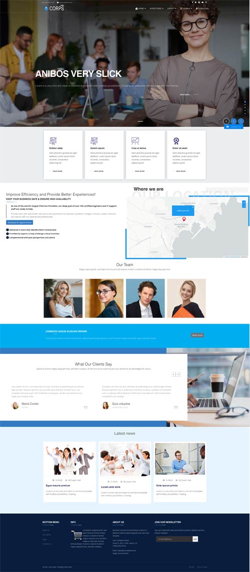 Business Joomla Template