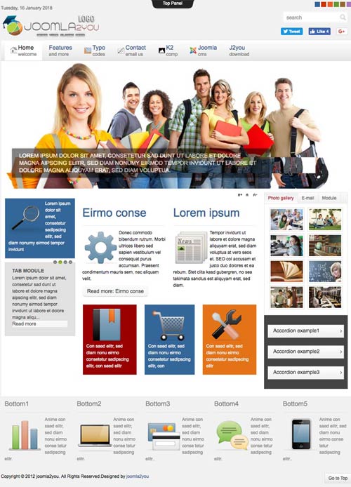 Education Joomla Theme