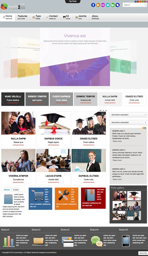 Joomla School & Education Template