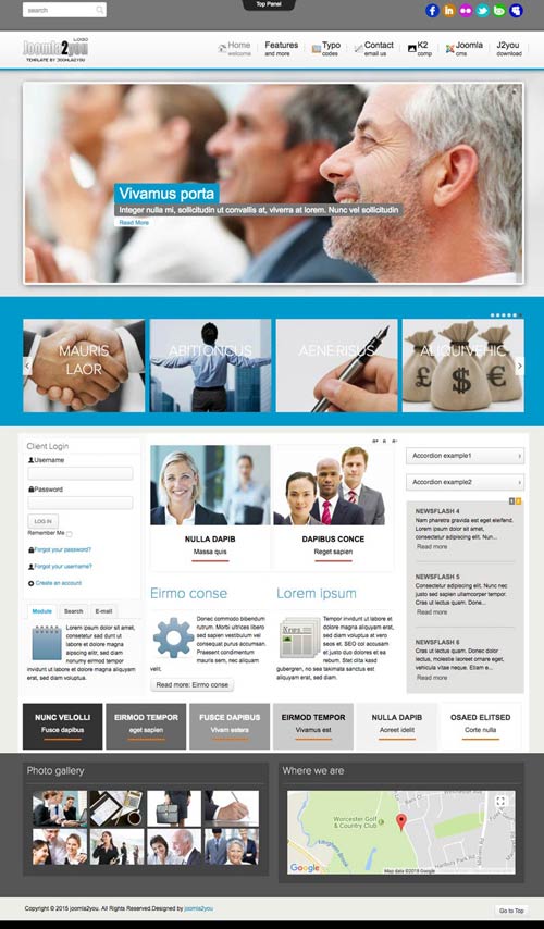 Corporate Business Joomla Template