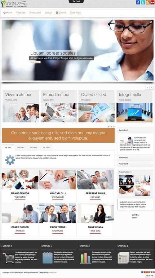 Joomla Corporate Template