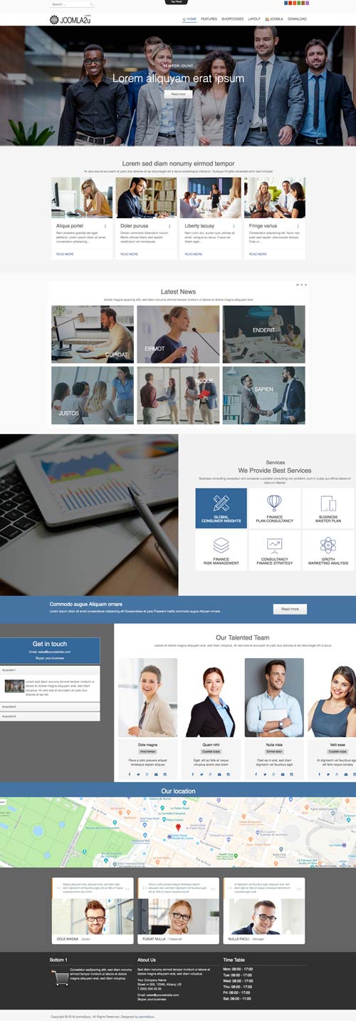 Joomla Business Template